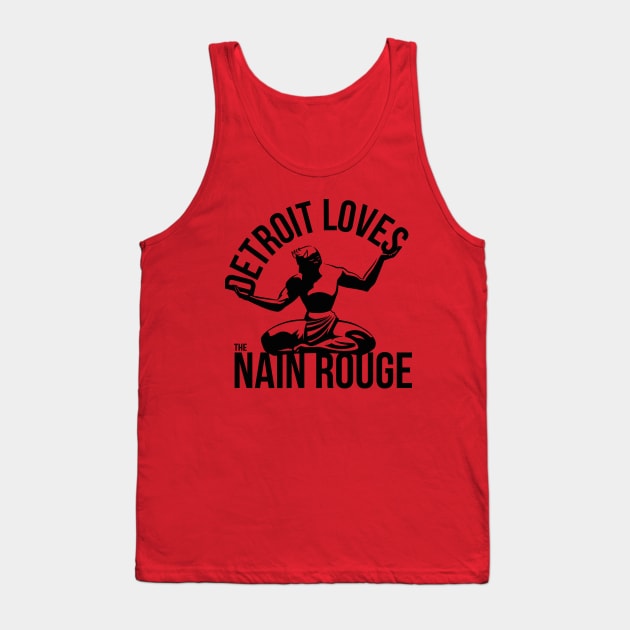 Detroit Loves The Nain Rouge Tank Top by jeltenney